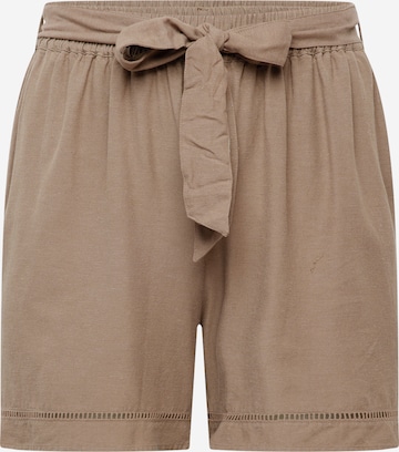 ONLY Carmakoma Loose fit Pants 'Jupiter' in Brown: front