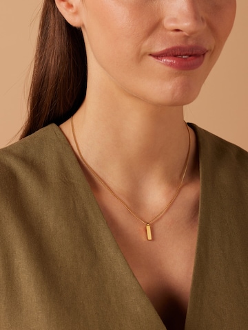 Lucardi Ketting in Goud: voorkant