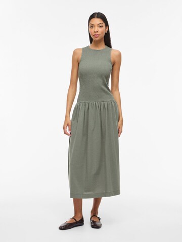 VILA Kleid 'VIElinore' in Grün: Vorderseite