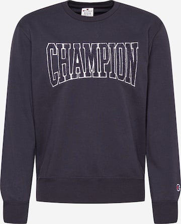 Champion Authentic Athletic Apparel Sweatshirt in Blue: front