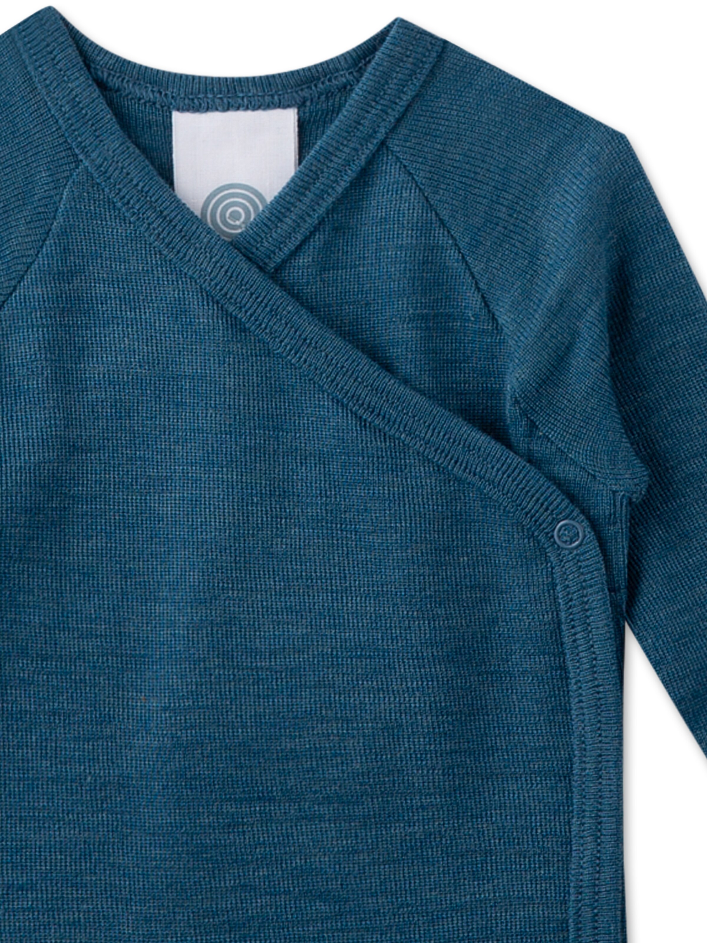 Tutina / body per bambino di Sanetta in blu