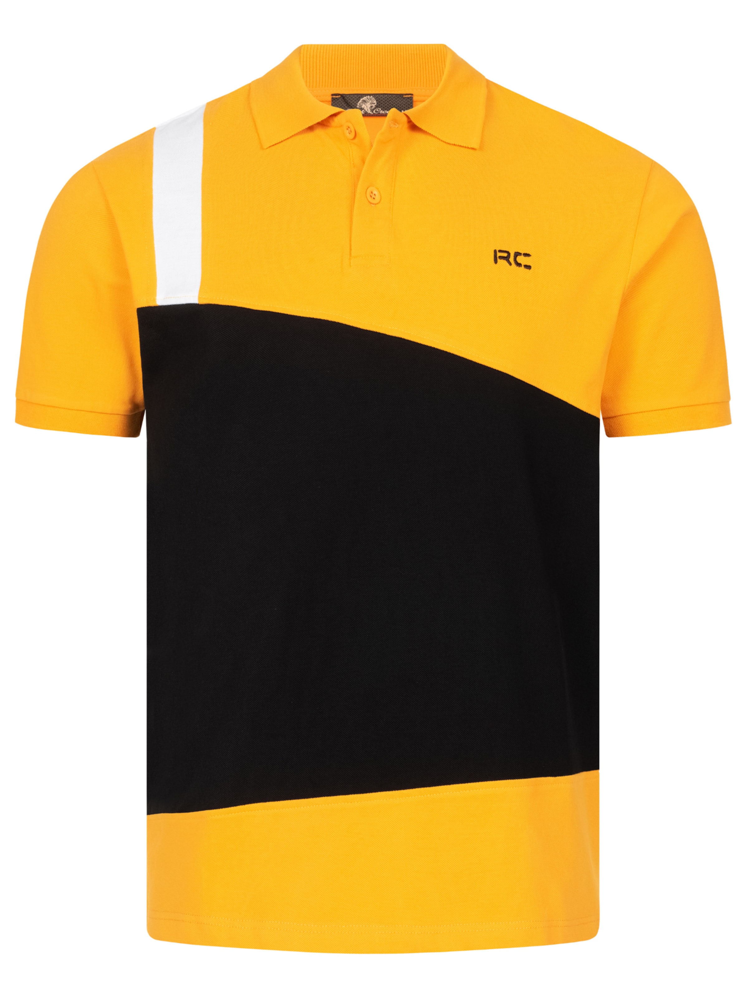 Rock Creek Poloshirt in Gelb: Vorderseite