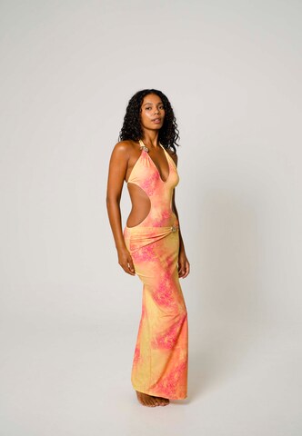 Moda Minx Dress 'Nautilus Shell' in Orange