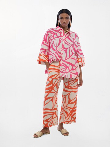 Lola Casademunt Široký strih Nohavice - Oranžová