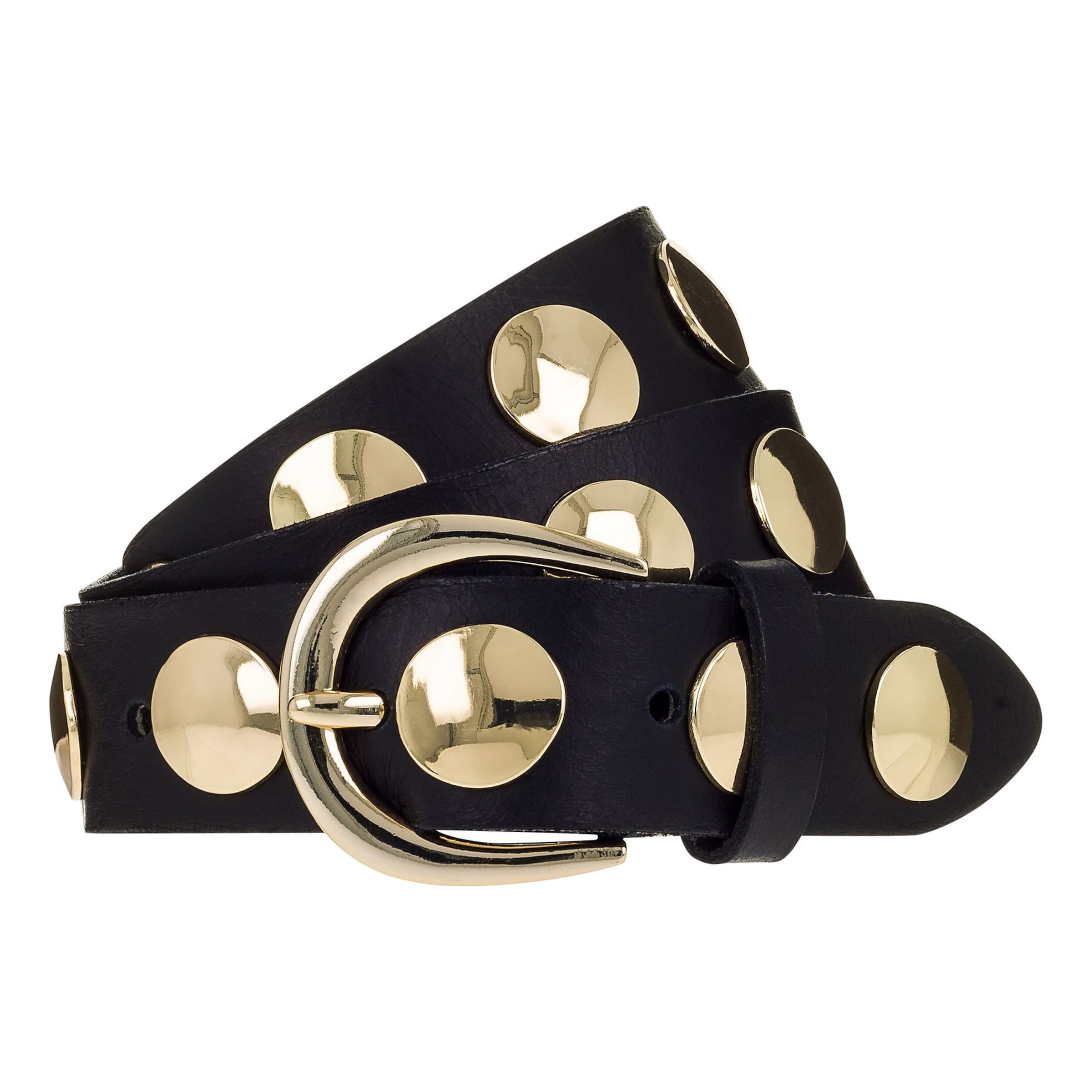 Ceinture B.BELT en noir : devant