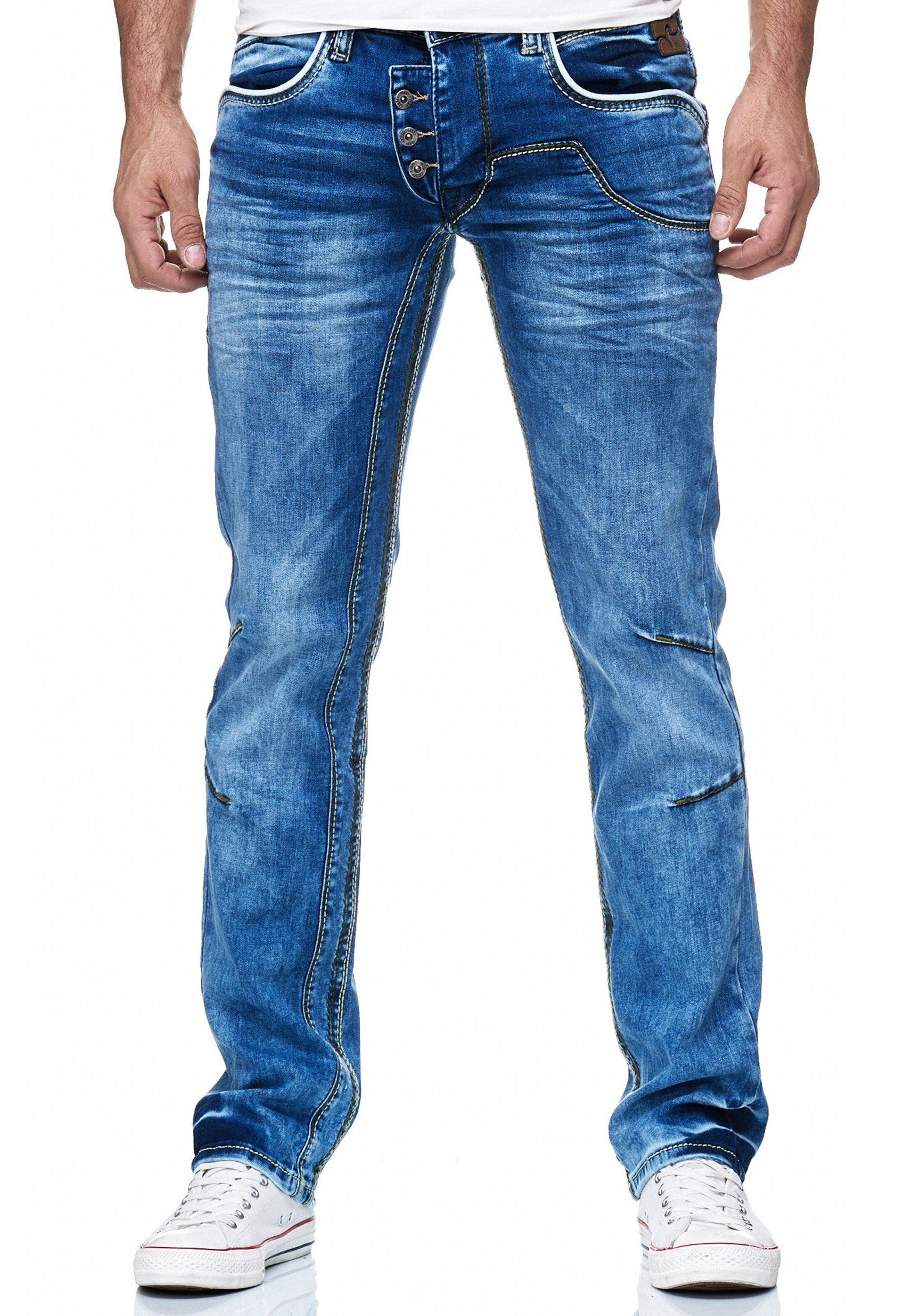 Rusty Neal Regular Jeans 'RUBEN 30' in Blue: front