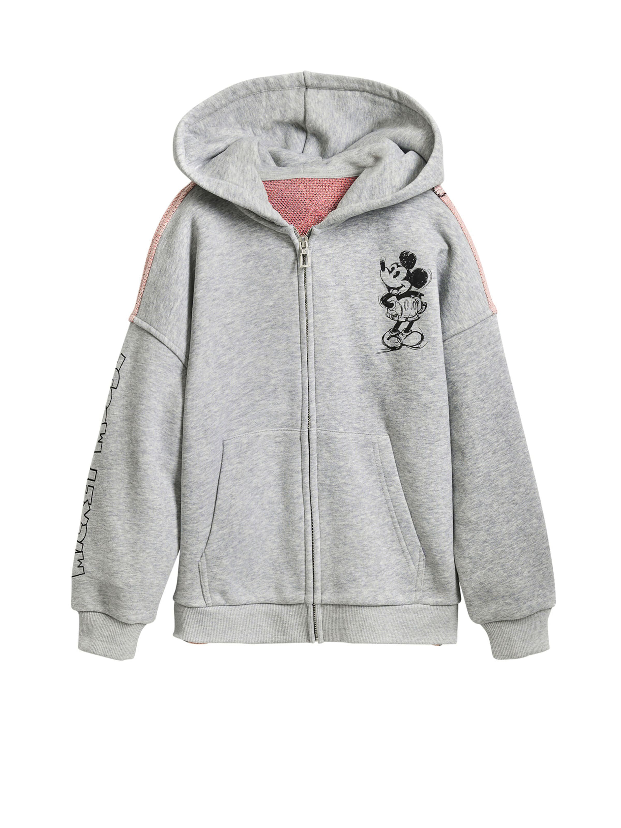 Desigual Sweat jacket in Grey: front