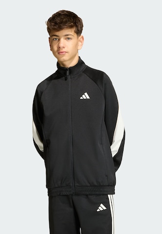 ADIDAS SPORTSWEAR - Chaqueta deportiva 'Stadium' en negro: frente