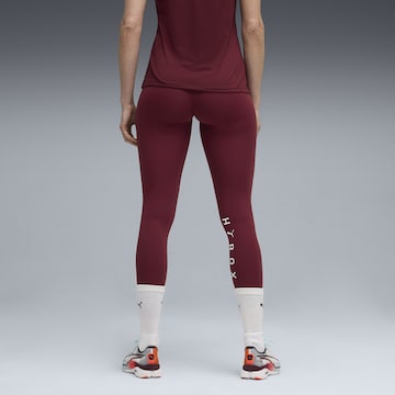 PUMA Skinny Sporthose 'Puma x Hyrox Shapeluxe' in Rot