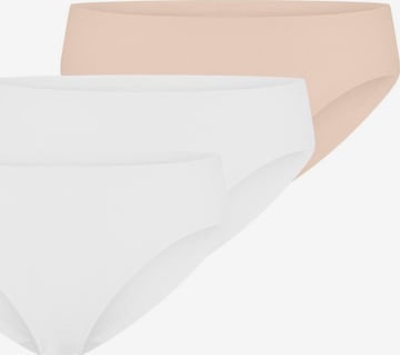 SCHIESSER Boyshorts 'Invisible Light' in Beige: front