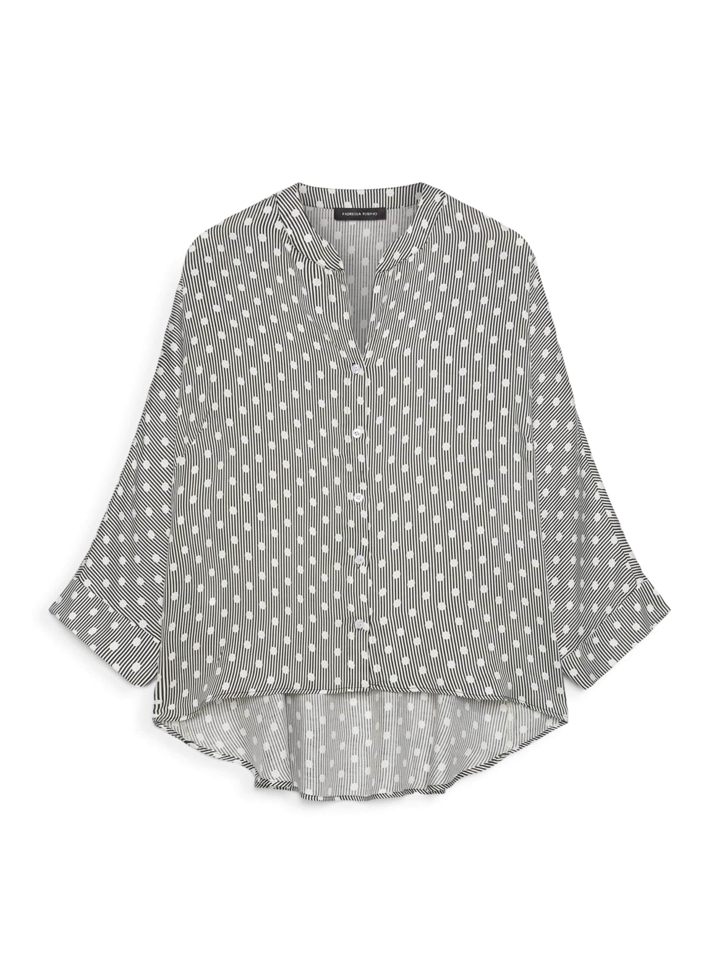 Fiorella Rubino Blouse in Grijs: voorkant