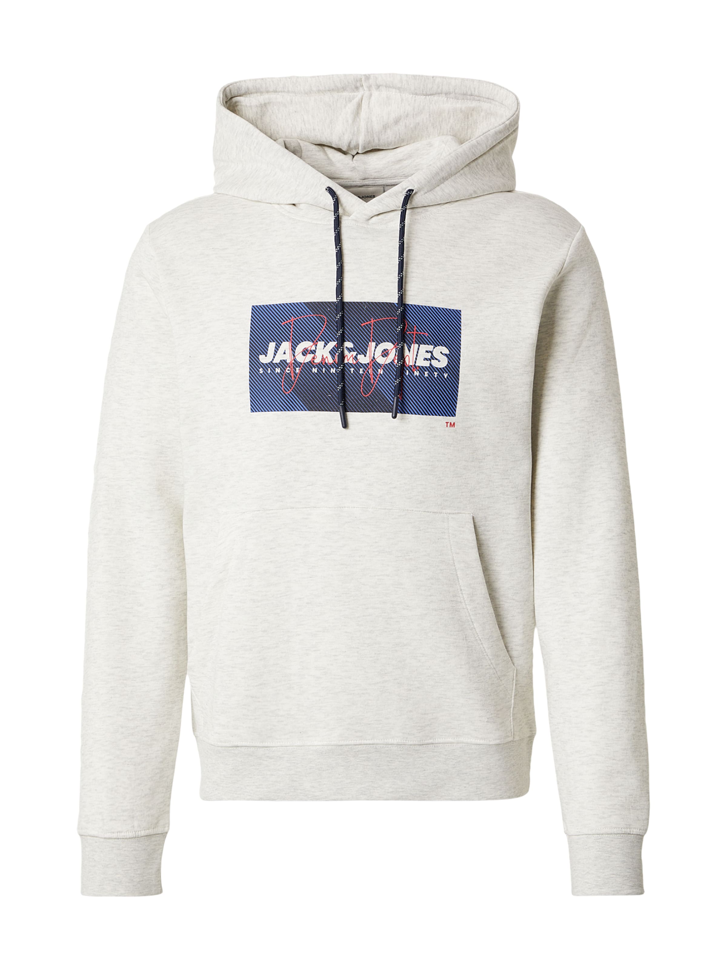 JACK & JONES Tréning póló 'JJCOLE' - fehér: elől