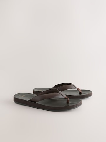 Next T-bar sandals in Black