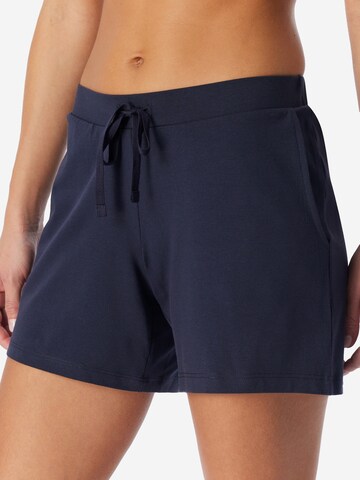 SCHIESSER Pyjamahose 'Mix & Relax'‌‌‌‌‌‌ in Blau