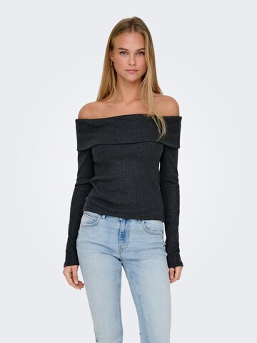 ONLY - Camiseta 'ONLPiper' en gris: frente