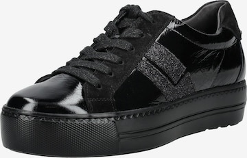 Baskets basses Paul Green en noir : devant