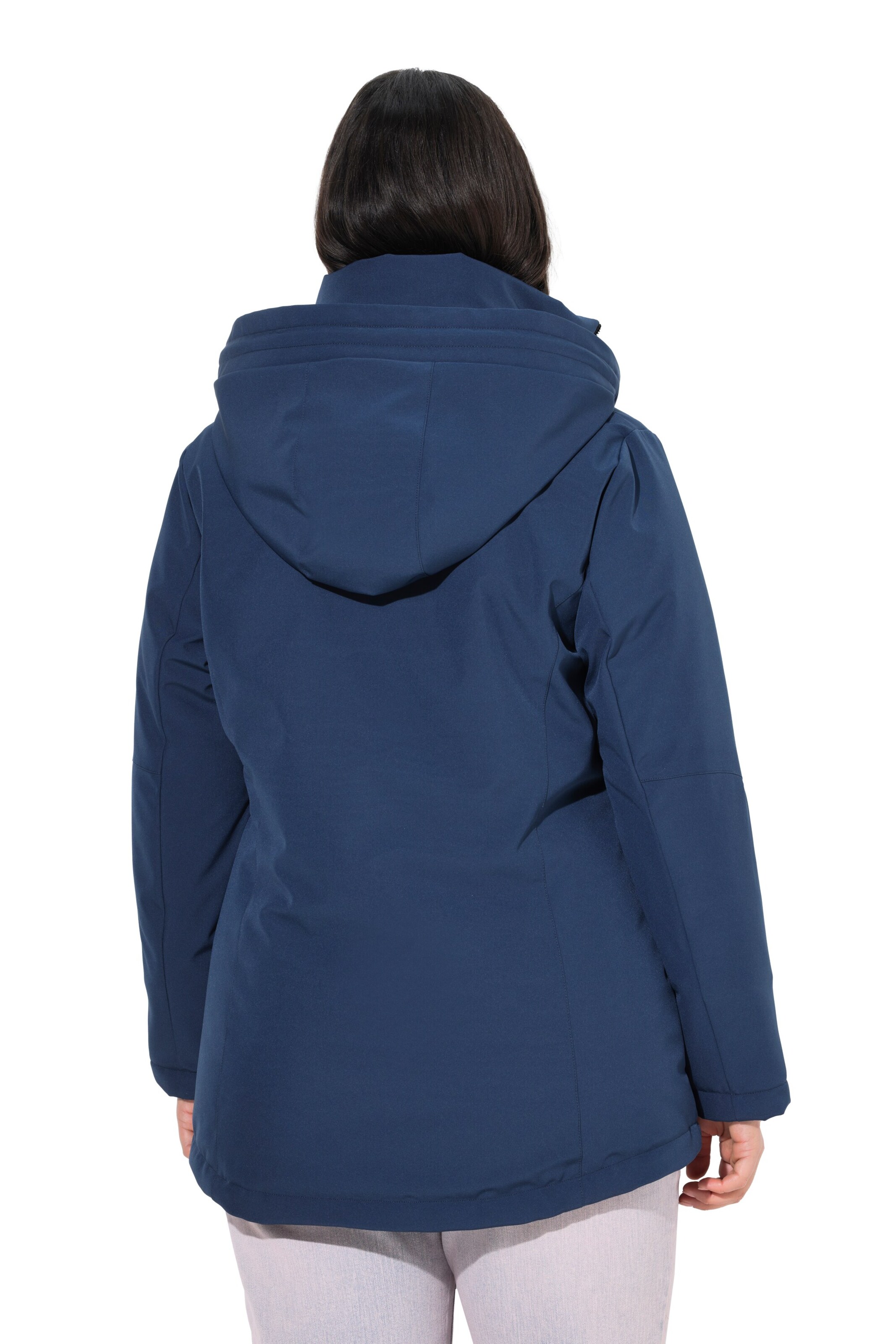 Ulla Popken Weatherproof jacket in Blue