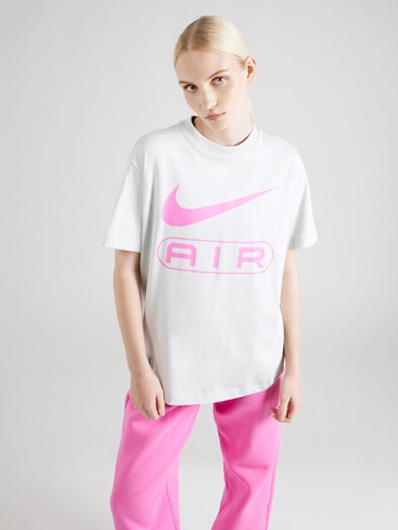 Nike Sportswear Široka majica 'Air' | siva barva: sprednja stran