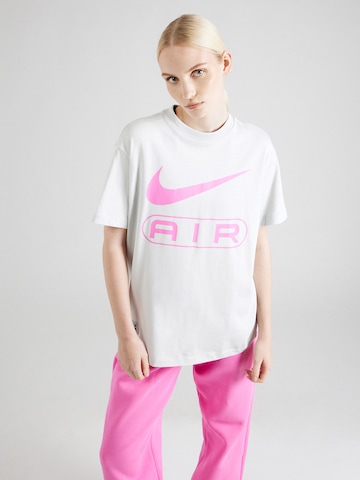 Tricou supradimensional 'AIR' de la Nike Sportswear pe gri: față