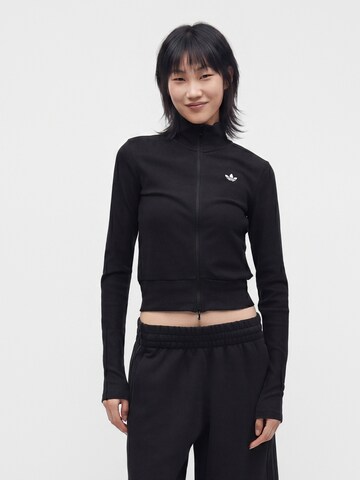 ADIDAS ORIGINALSGornji dio trenirke 'ESS' - crna boja: prednji dio