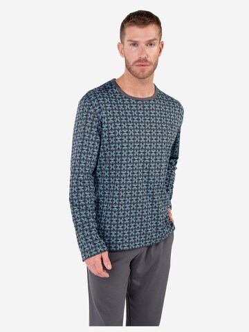 Pyjama long ' Aloys Long Sleepwear ' HOM en bleu : devant