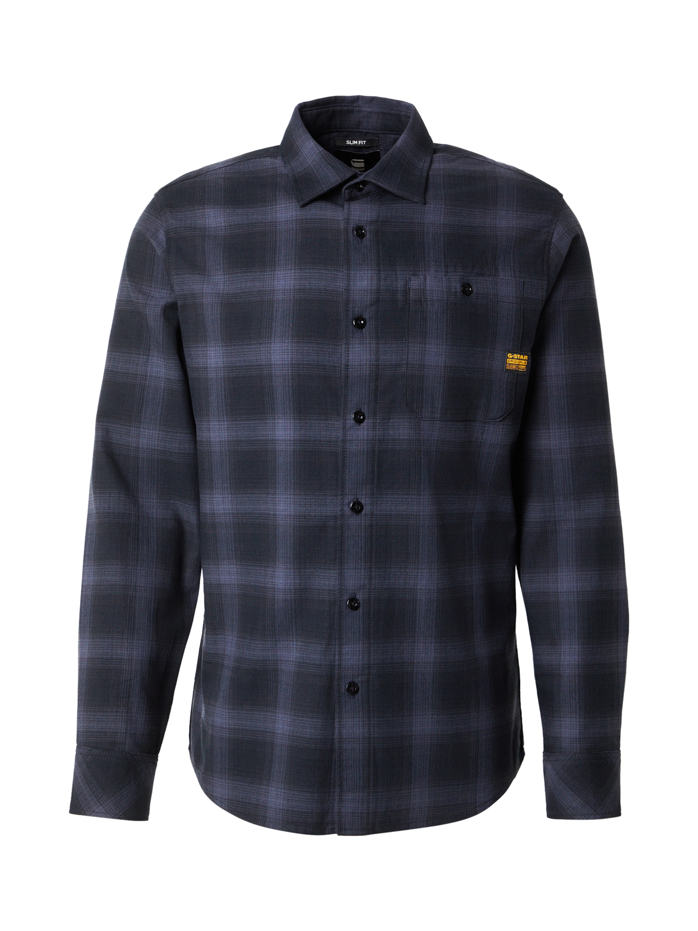 G-STAR Slim fit Srajca 'Bristum 2.0' | črna barva: sprednja stran