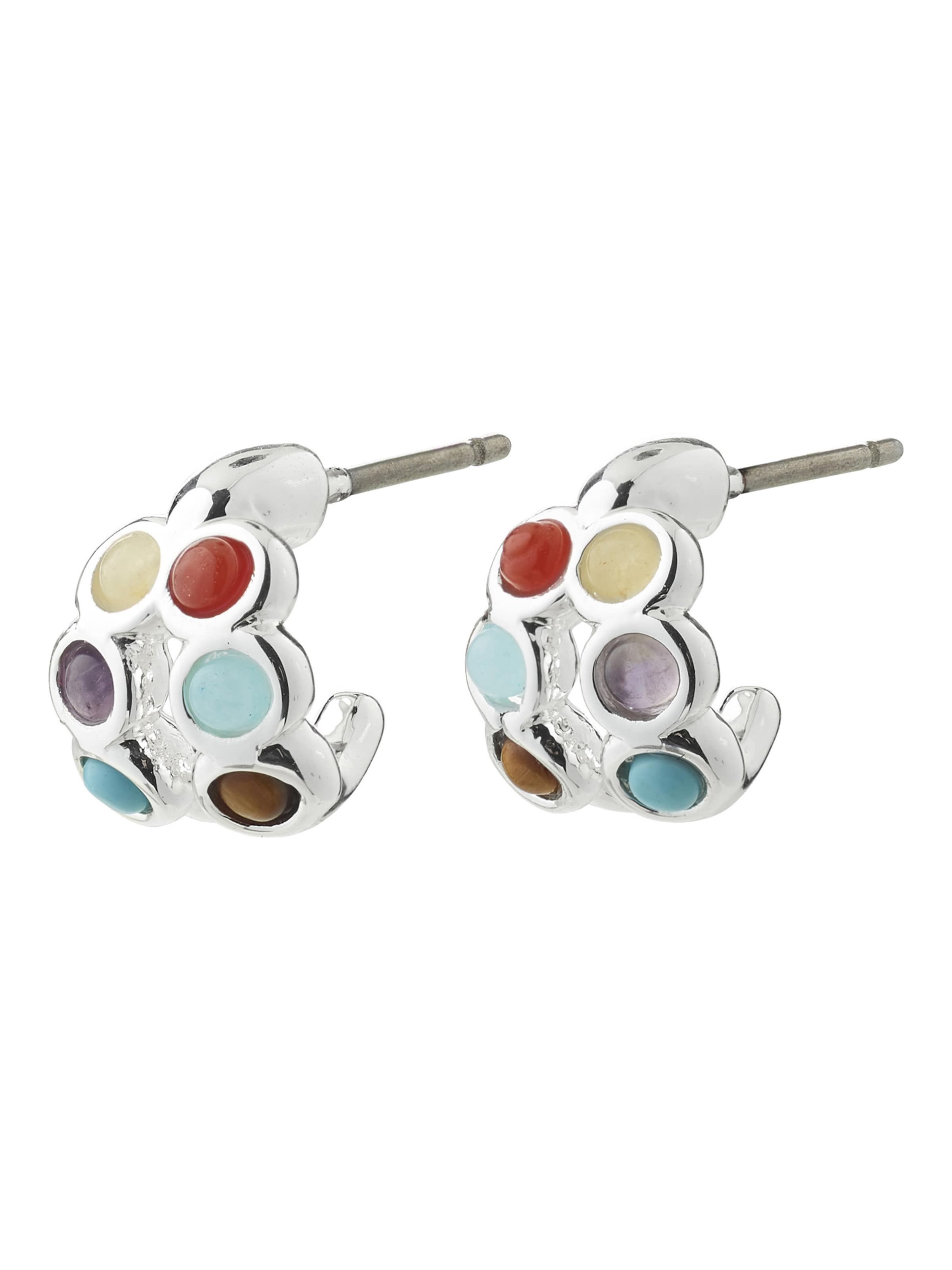 Pilgrim Boucles d'oreilles 'Lonnie' en One Size en mélange de couleurs / argent, Vue avec produit