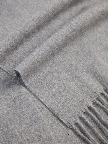 GOBI Cashmere Sjaal 'Unisex Cashmere Fringed Scarf' in Grijs