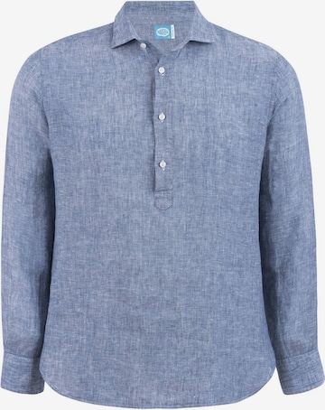 Panareha Regular fit Button Up Shirt 'BIARRITZ' in Blue: front