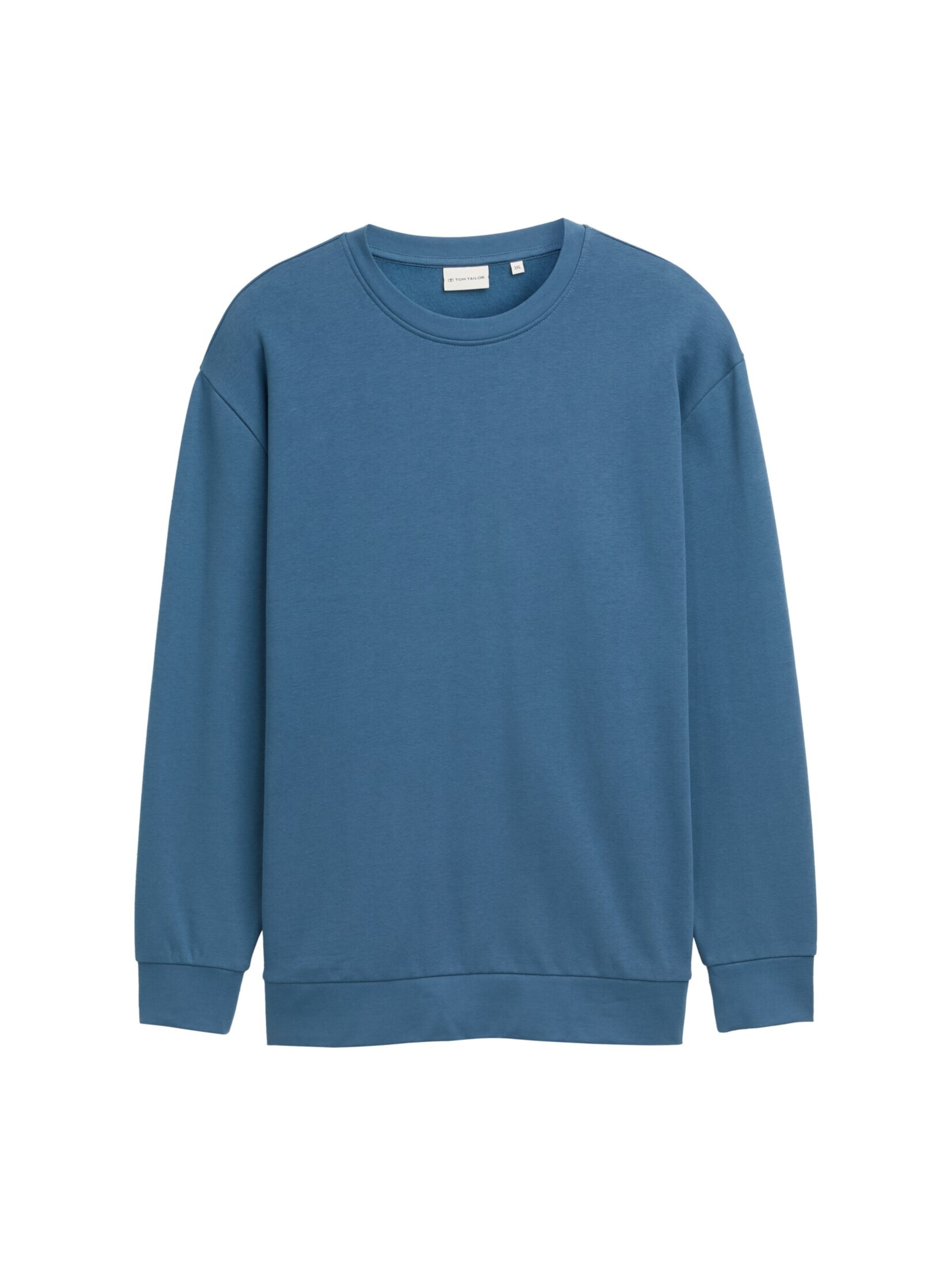 TOM TAILOR Men + Sweatshirt in Blue: front