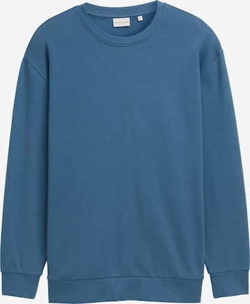Sweat-shirt TOM TAILOR Men + en bleu : devant
