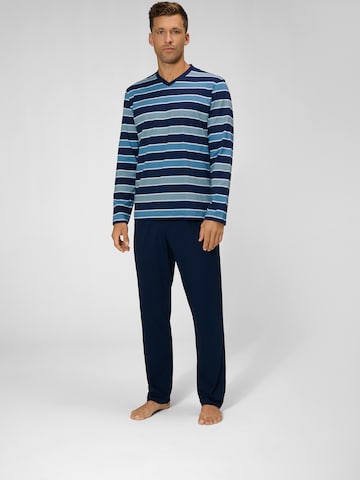 Pantalon de pyjama 'Org Calgary' Ammann en bleu