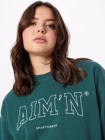 aim'n Sportief sweatshirt in Groen