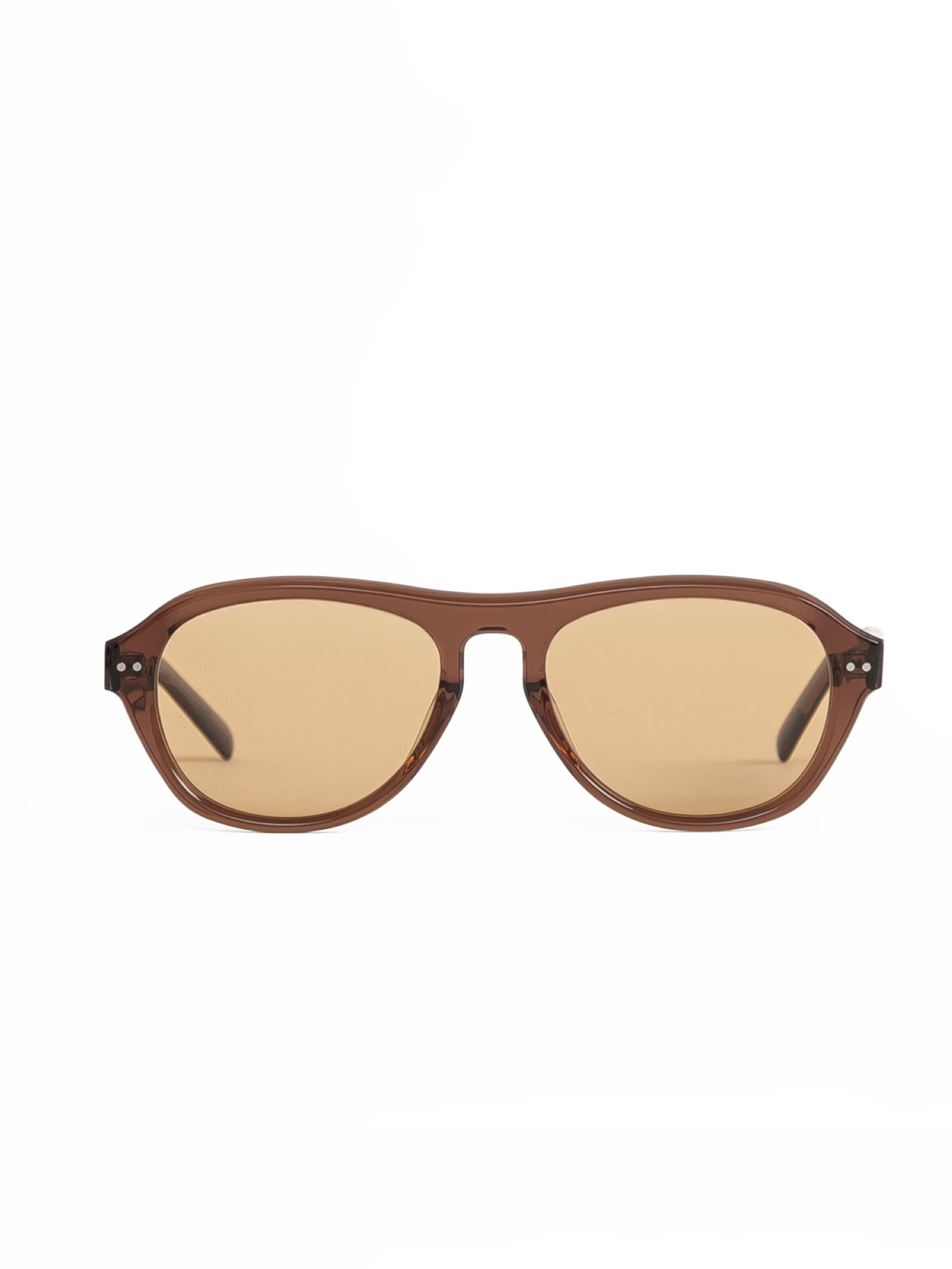 L'Arte Milano Sunglasses in Brown: front