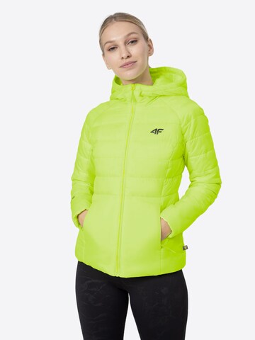 4F Outdoorjacke in Gelb: predná strana