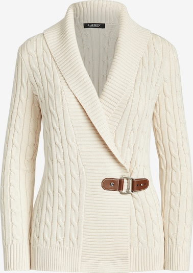 Kardiganas 'DONATO' iš Lauren Ralph Lauren, spalva – kremo / tamsiai ruda, Prekių apžvalga