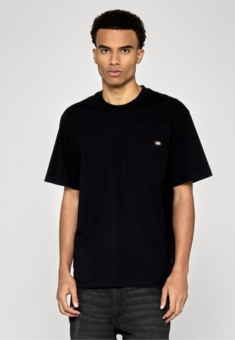 DICKIES Shirt 'Luray' in Zwart: voorkant