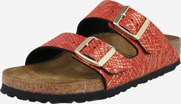 BIRKENSTOCK Klapki 'Arizona' w kolorze czerwony: przód