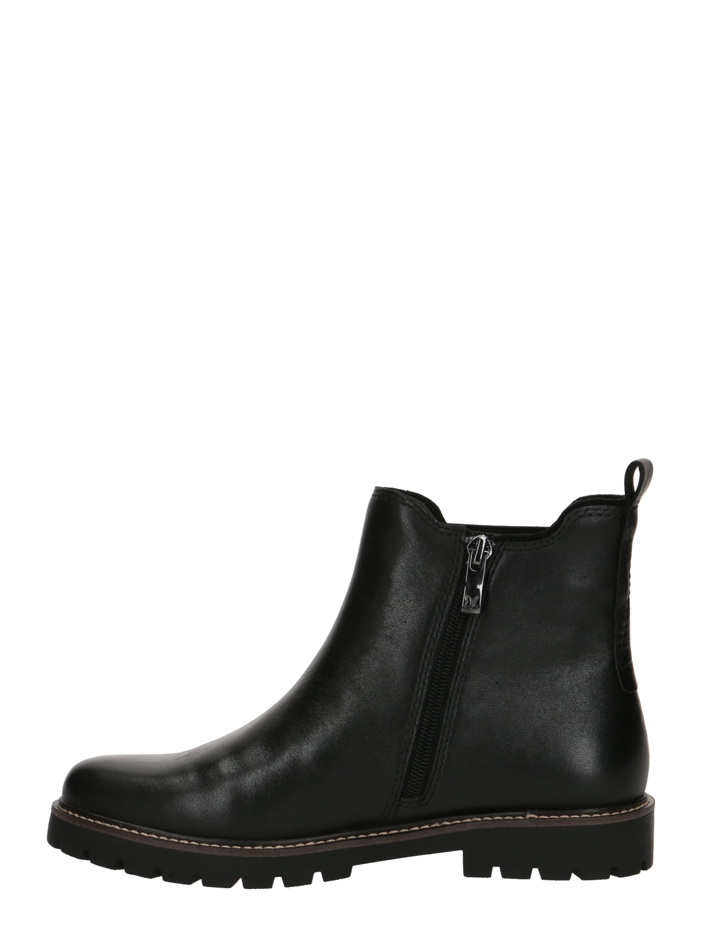 CAPRICE Chelsea Boots 'Freya' in Schwarz