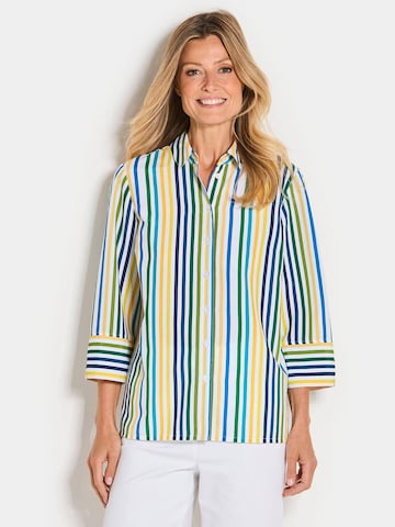 Goldner Blouse in Groen: voorkant