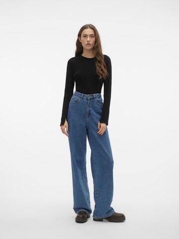 VERO MODA Pullover 'VMGOLD' in Schwarz