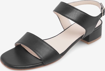 Henry Stevens Sandals ' Audrey S30 ' in Black: front