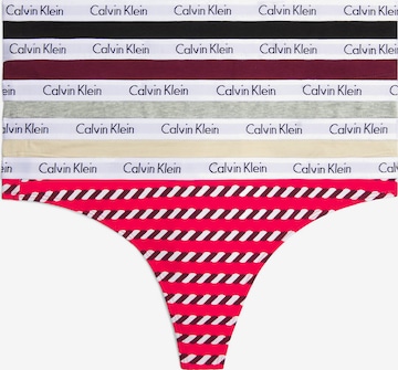 Calvin Klein Underwear Stringit 'Carousel' värissä monivärinen: edessä