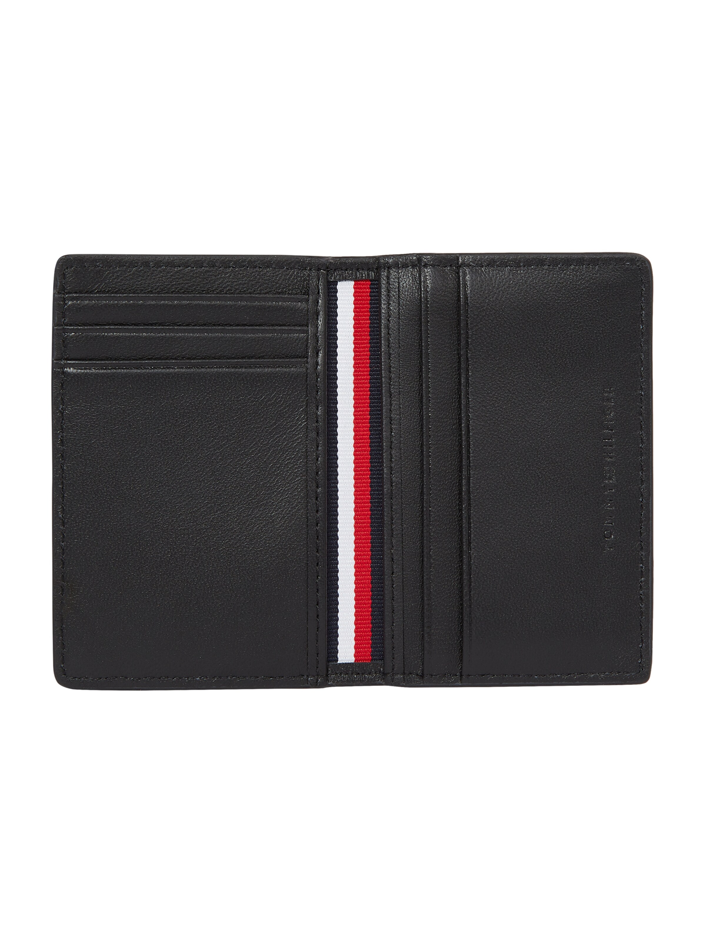 TOMMY HILFIGER Portemonnaie in Schwarz