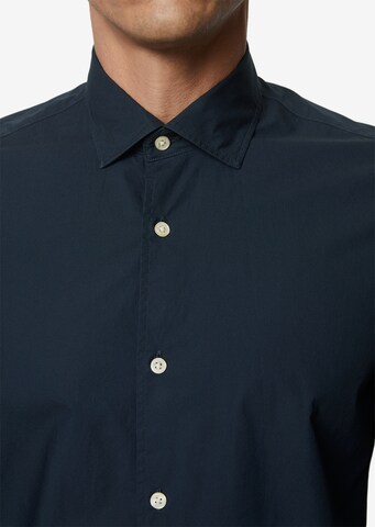 mėlyna Marc O'Polo Standartinis modelis Dalykinio stiliaus marškiniai