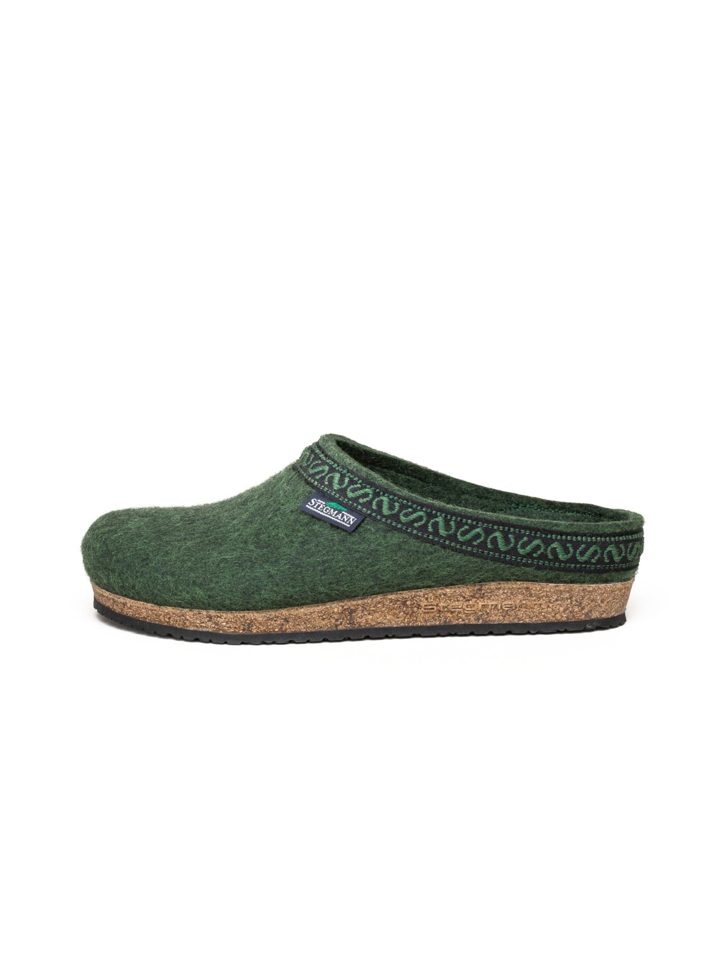 Stegmann Clogs 'Filzclogs Stegmann 108' in Green