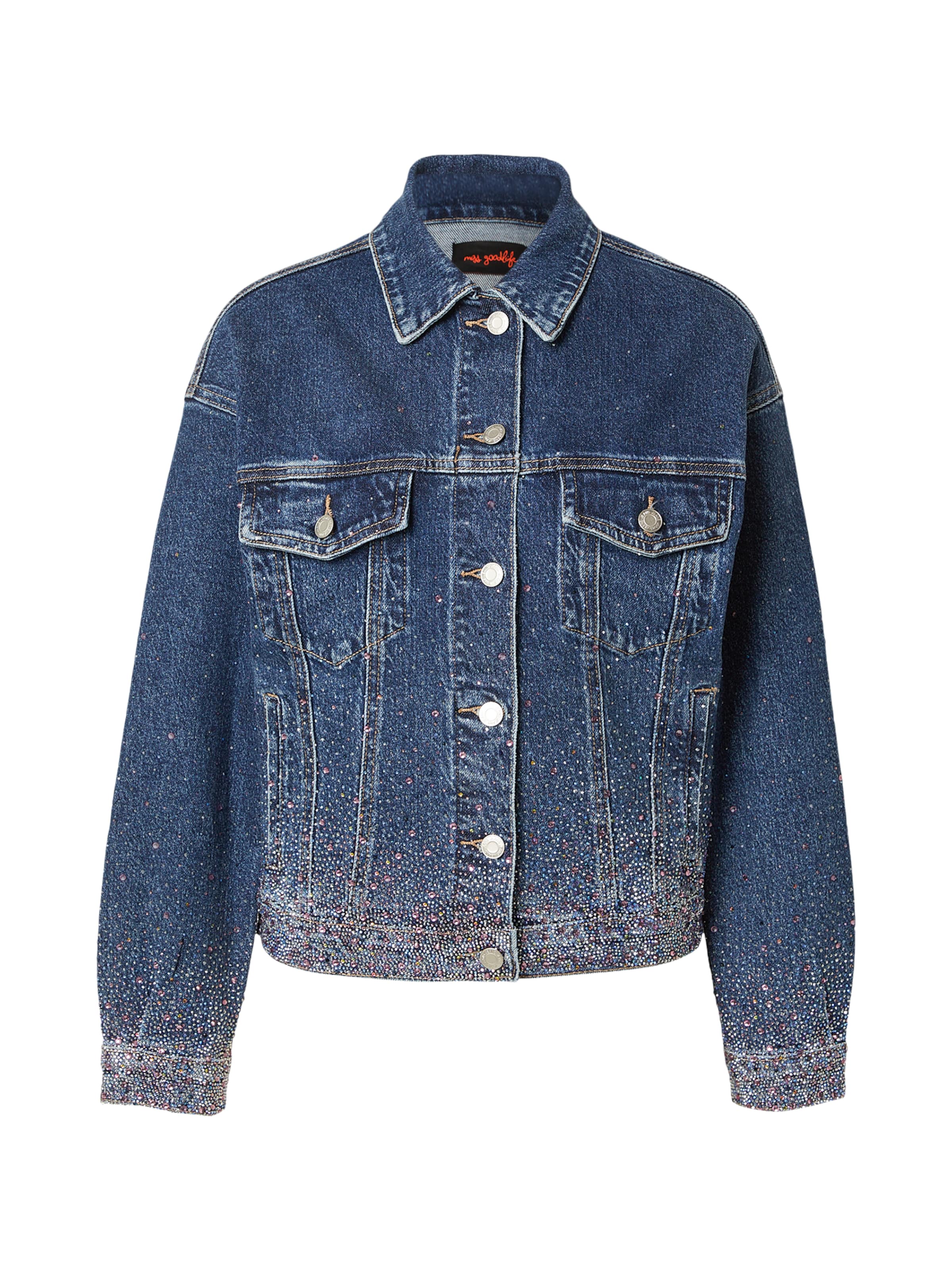 Veste mi-saison miss goodlife en bleu : devant