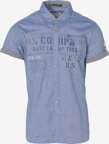mėlyna KOROSHI Standartinis modelis Marškiniai: priekis