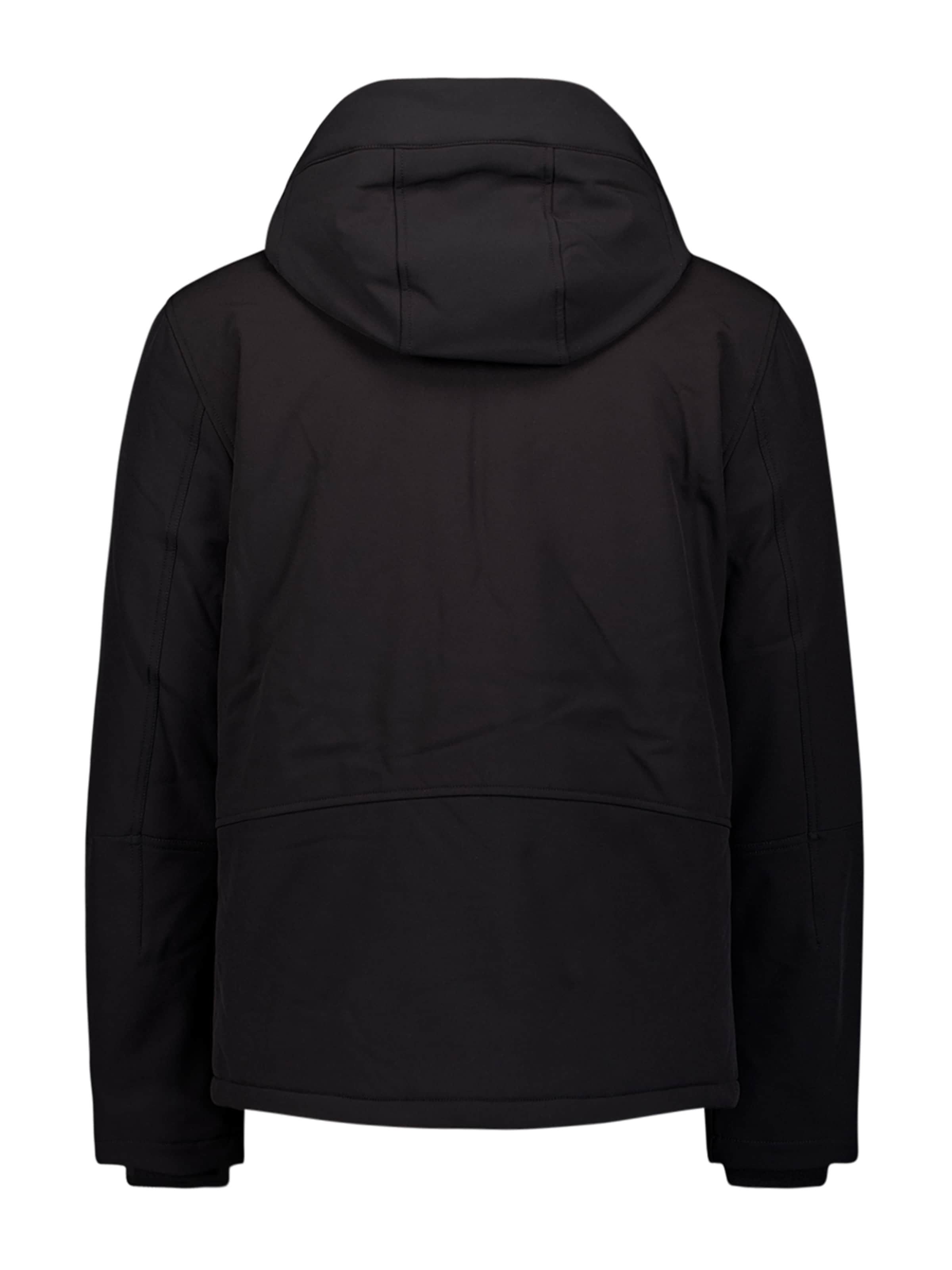 No Excess Performance Jacket in Black: back