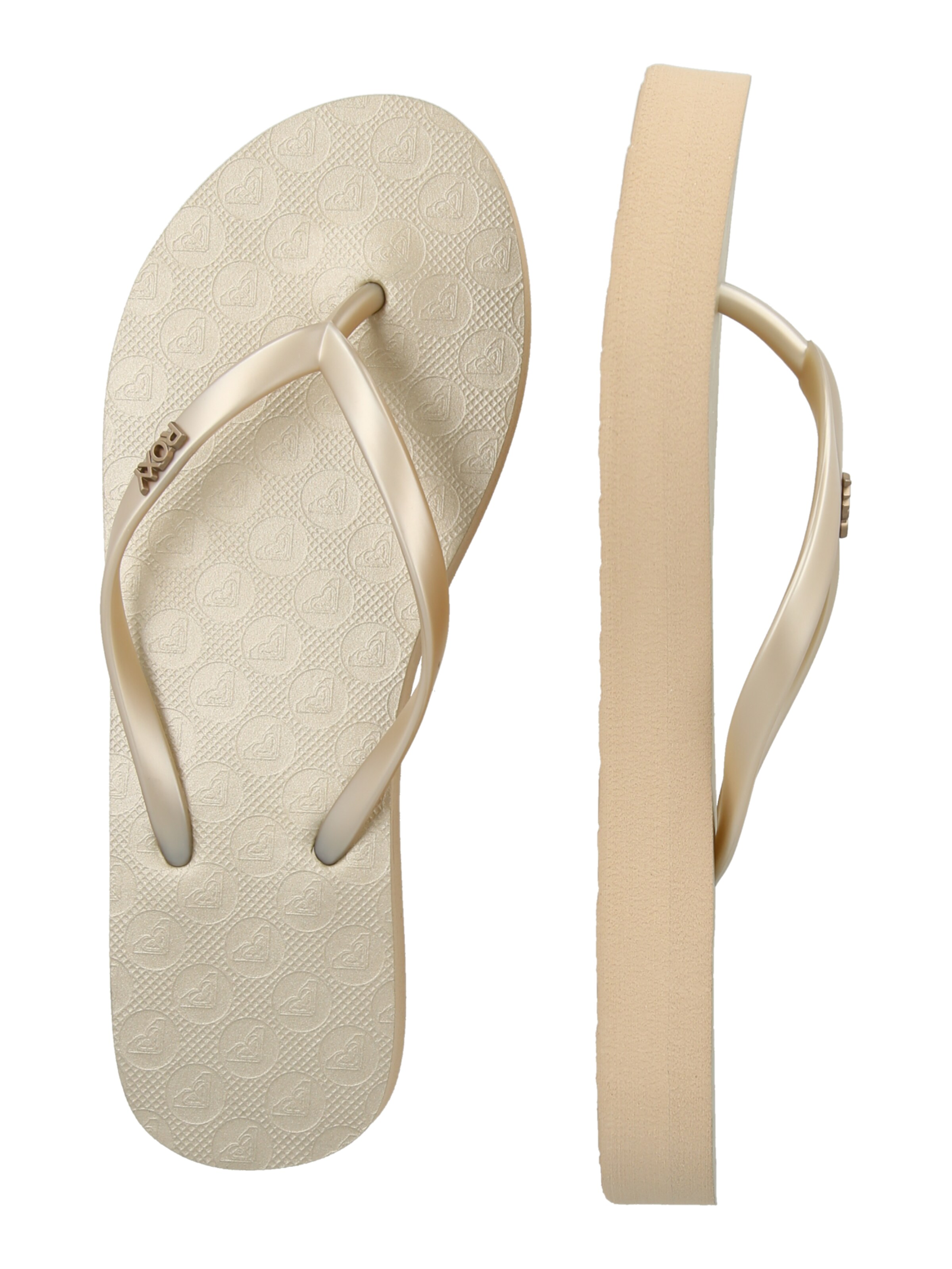 Flip-flops 'Viva Higher' de la ROXY pe auriu